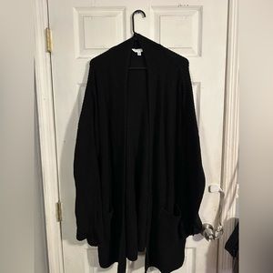 Women black cardigan
